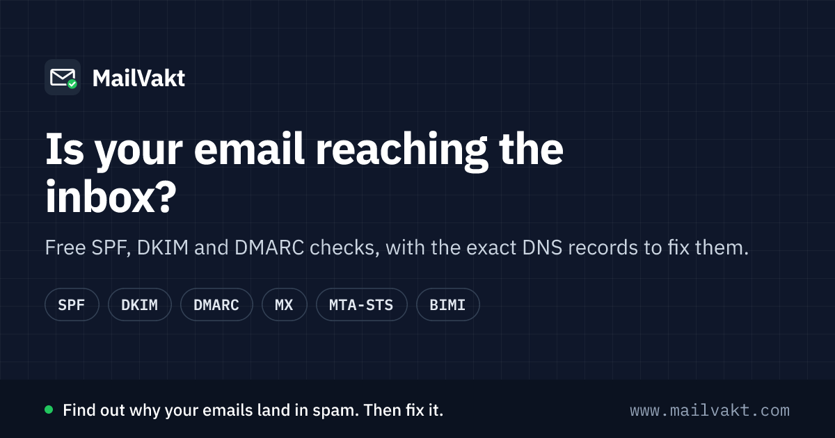MailVakt screenshot 1
